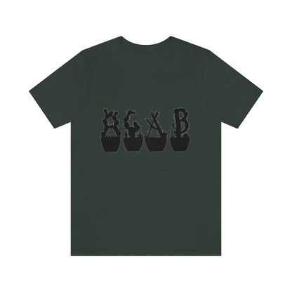 Shirts XL - Just Beautiful Cactuses - Dark Grey / T-Shirt