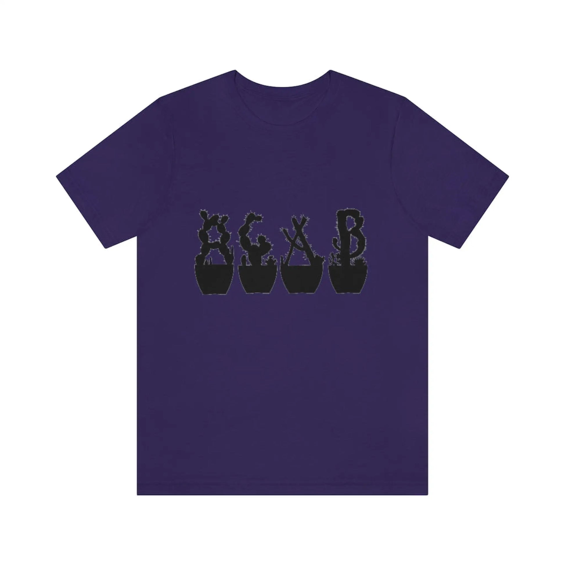 Shirts - Just Beautiful Cactuses - Team Purple / S - T-Shirt