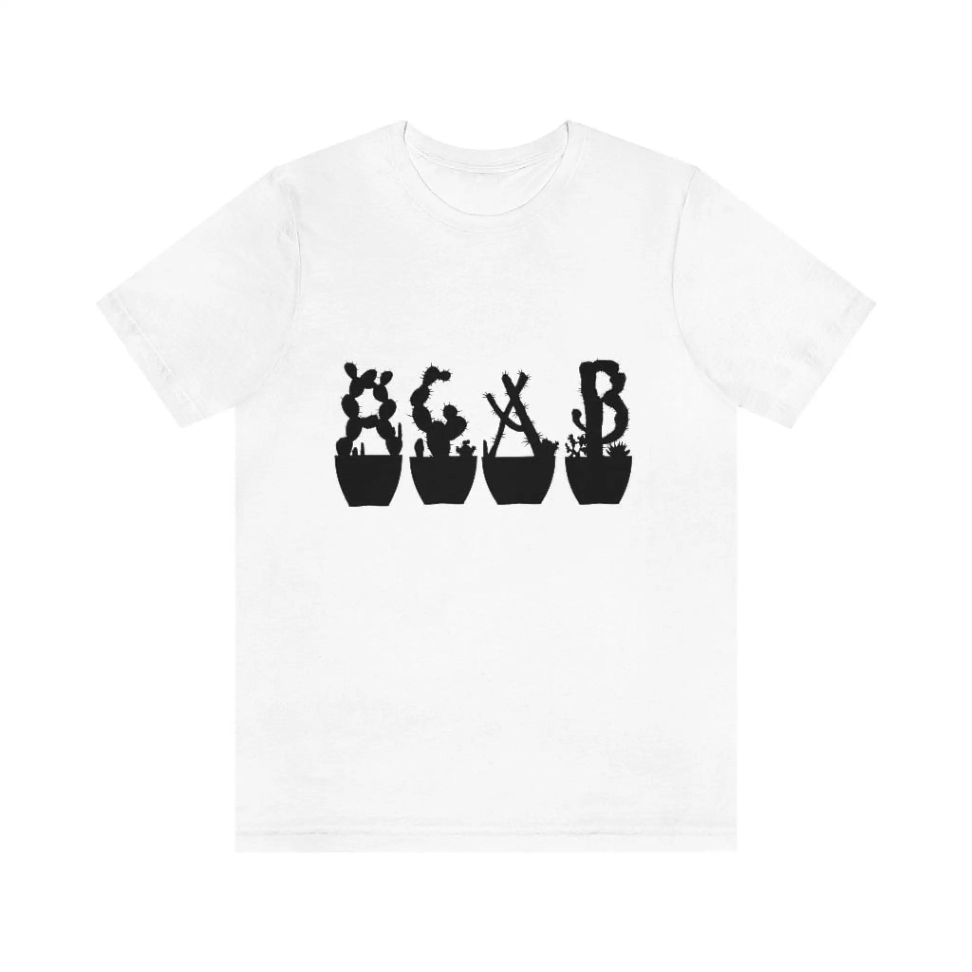 Shirts XL - Just Beautiful Cactuses - White / T-Shirt