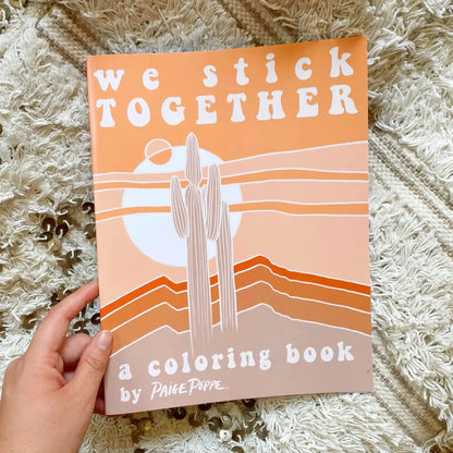 We Stick Together coloring book - Art