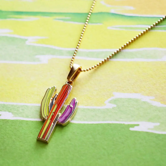 Technicolor Saguaro necklace - Jewelry