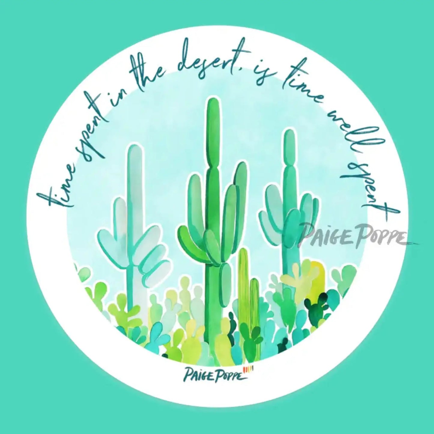 Time Spent in the Desert sticker - Sticker