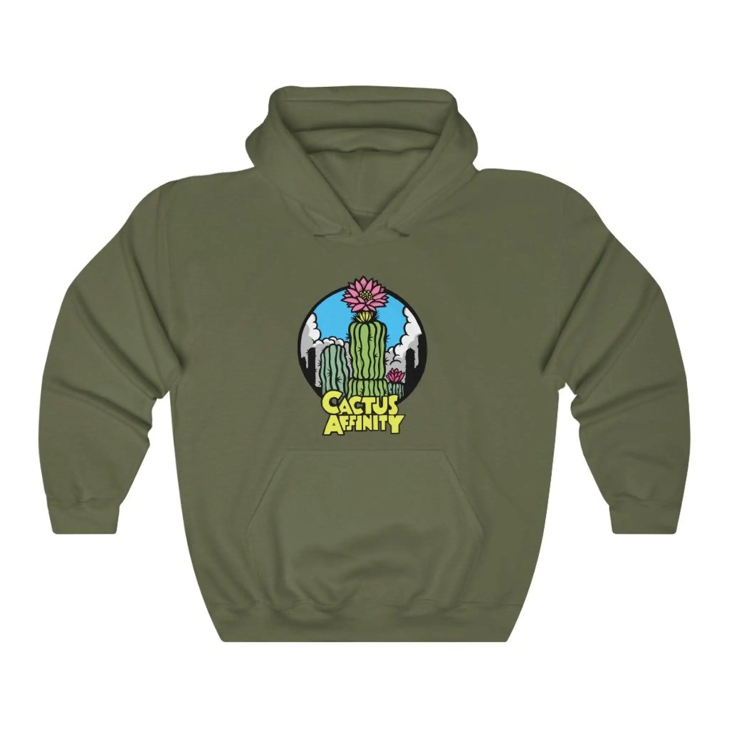 Unisex Heavy Blend™ Hooded Sweatshirt - Military Green / S -
