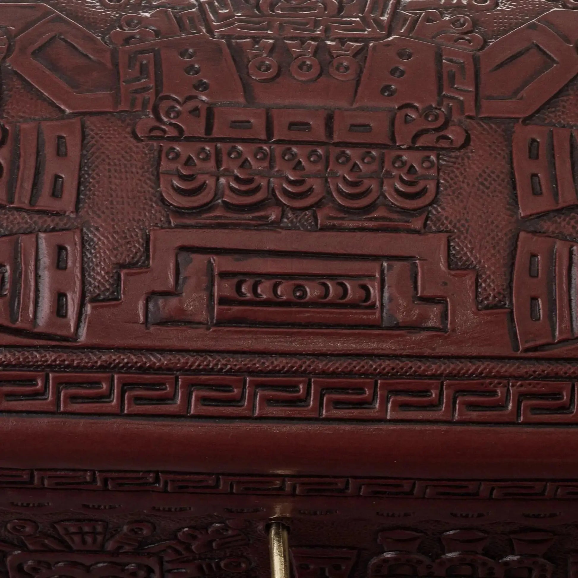God of Wands - Hand Tooled Leather Jewelry Chest - Art