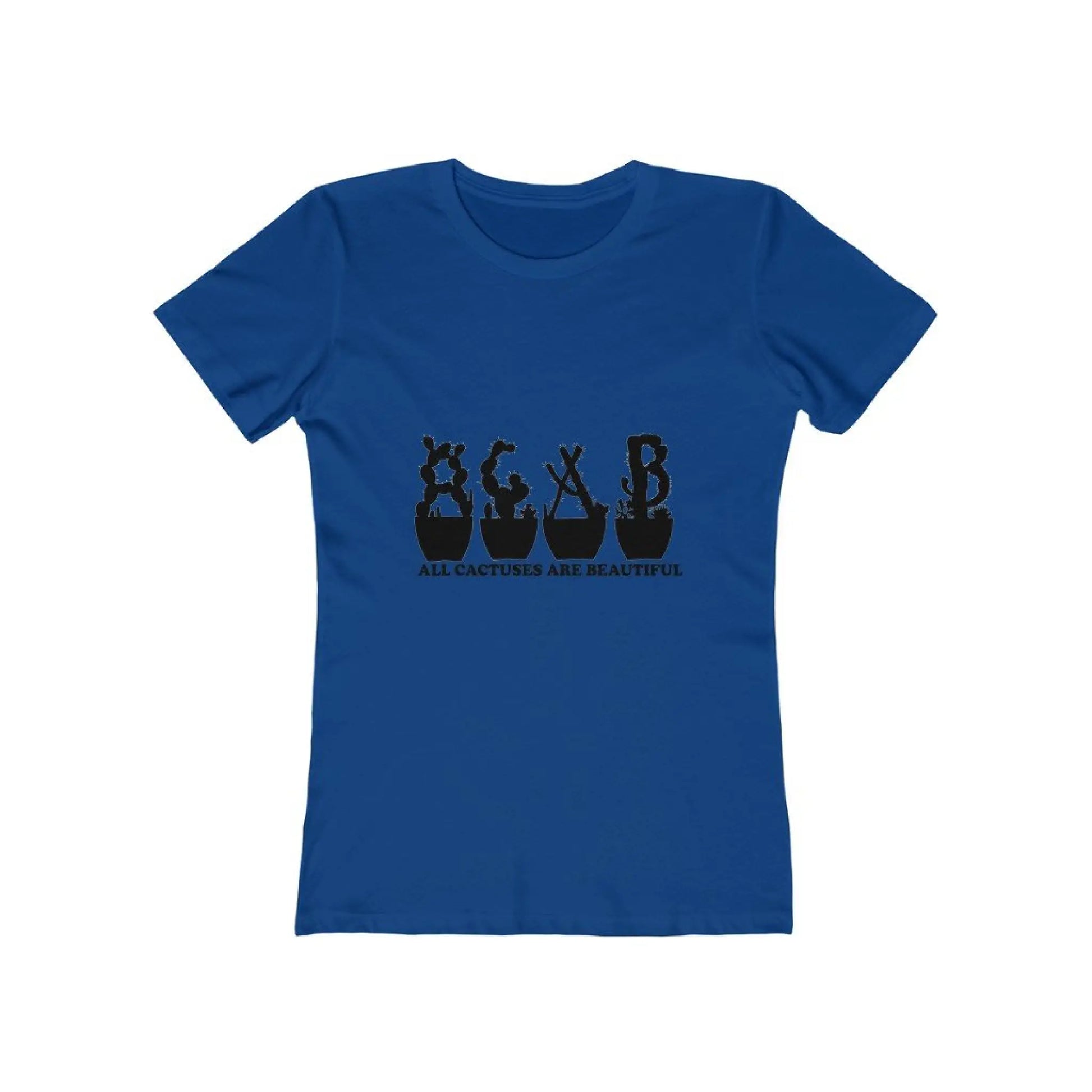 Women’s The Boyfriend Tee - All Cactuses Are Beautiful -