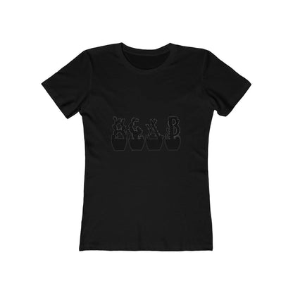 Women’s The Boyfriend Tee - Just Beautiful Cactuses - Solid