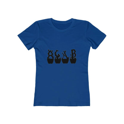 Women’s The Boyfriend Tee - Just Beautiful Cactuses - Solid