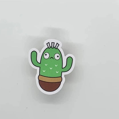 Worry Cactus Sticker